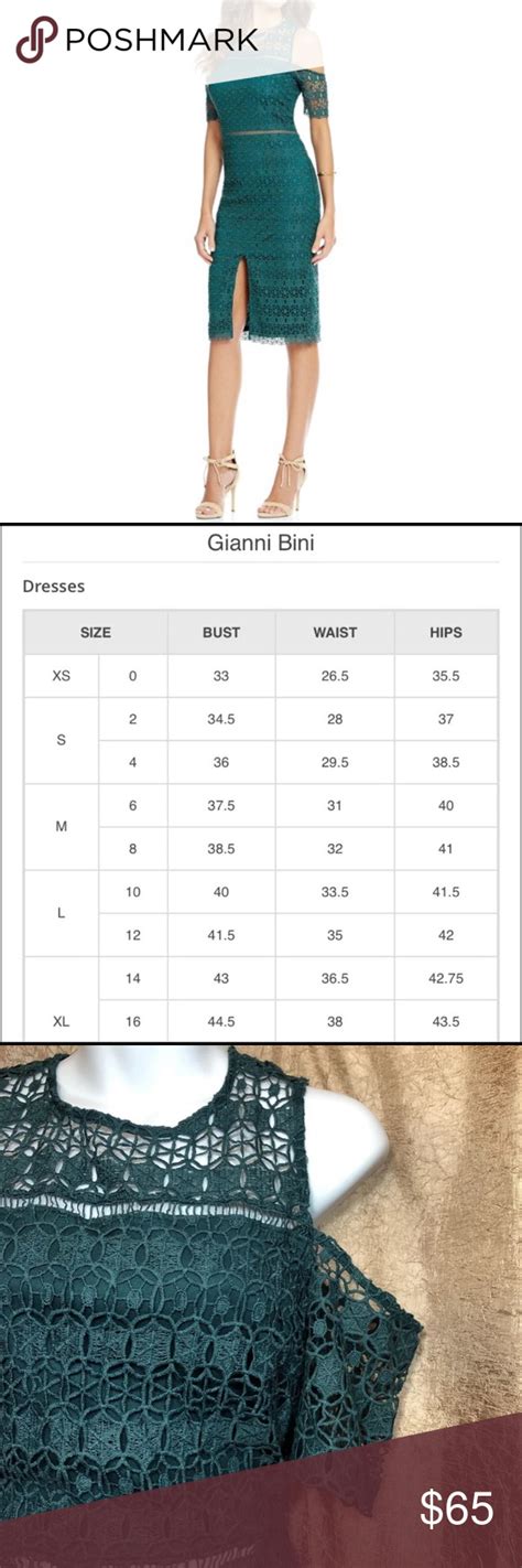 gianni bini size chart